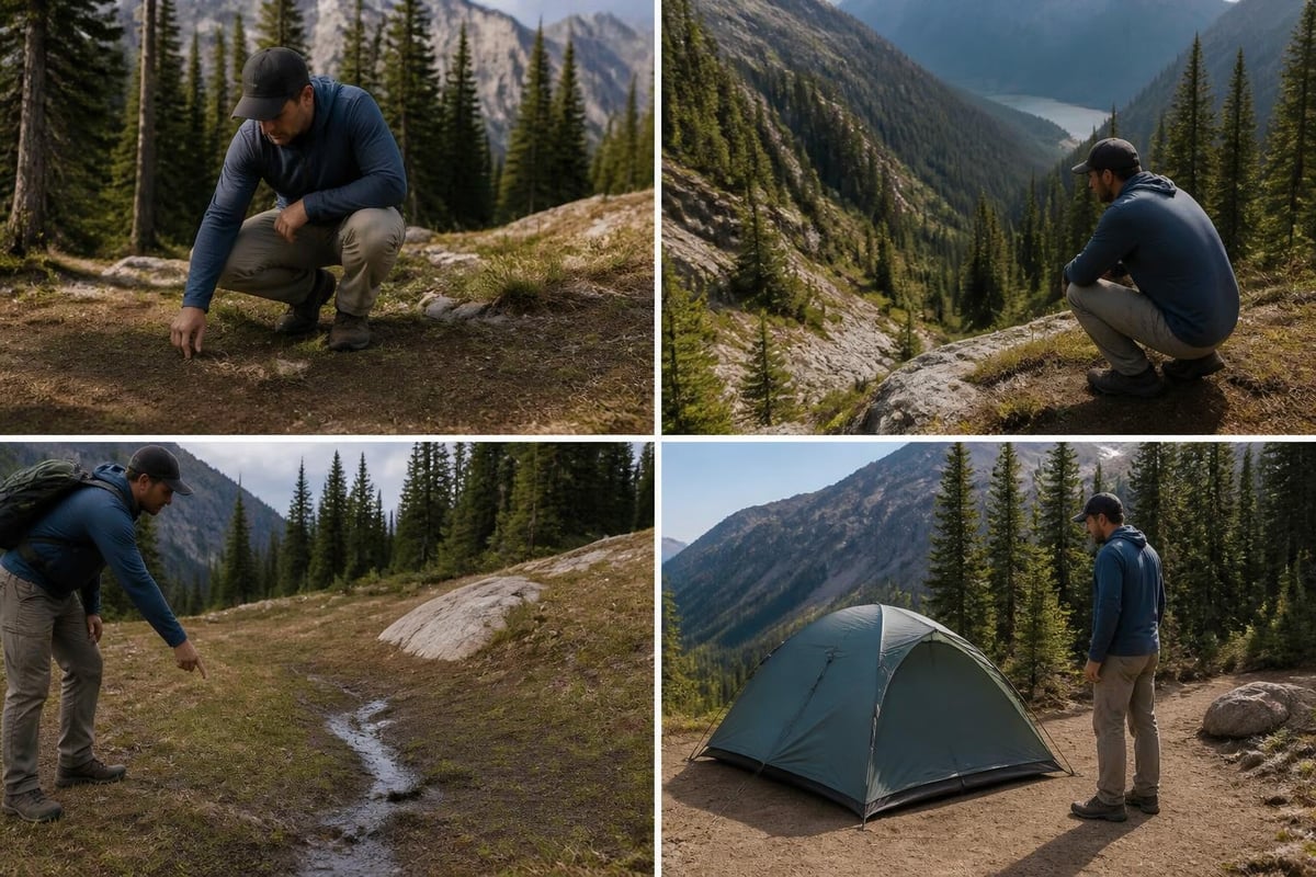 Campsite setup checklist