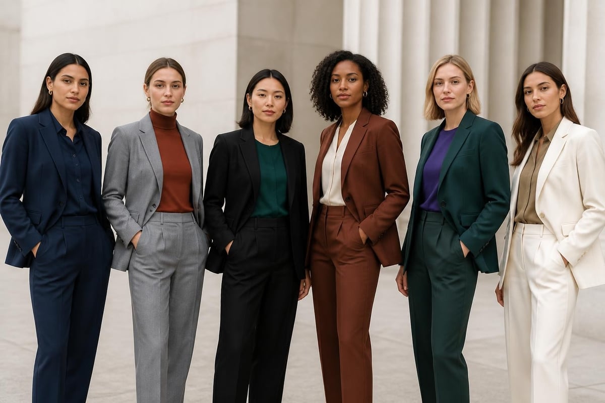 Professional wear colour palettes