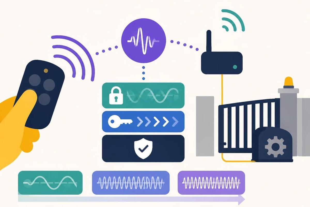 Gate Remote Signal Transmission