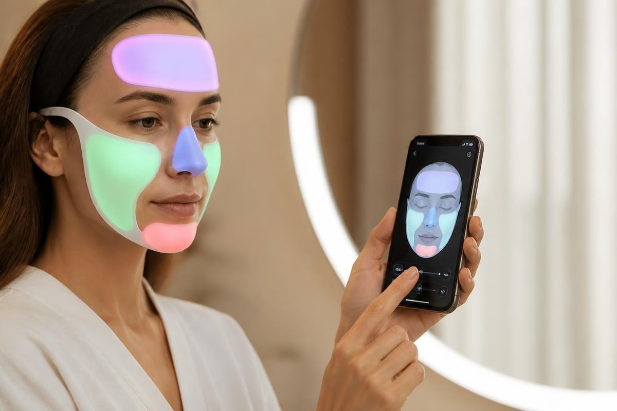 LED mask zone customization