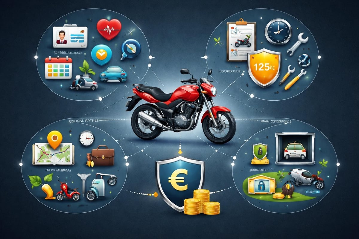 Variables de precio en seguros de motos