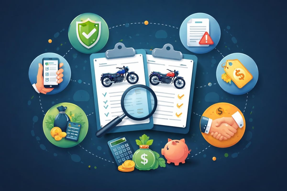 Proceso de comparación de seguros de motos