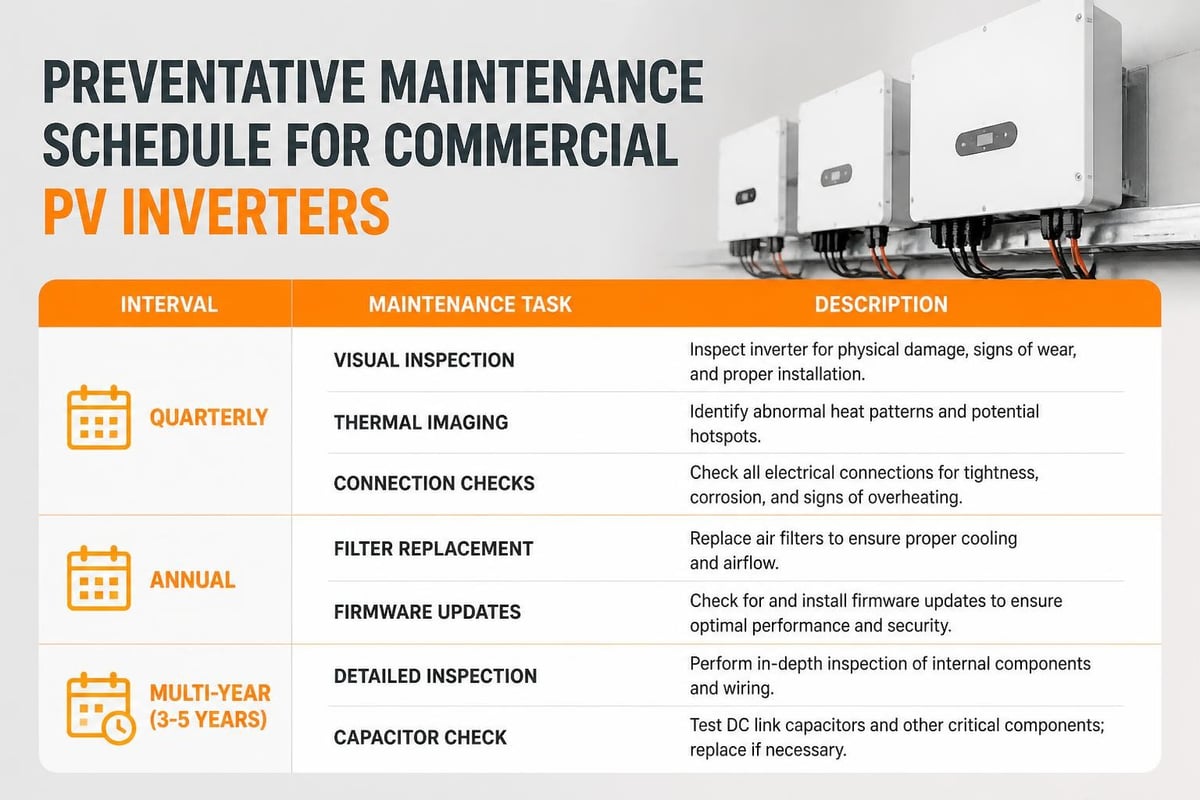 Maintenance workflow