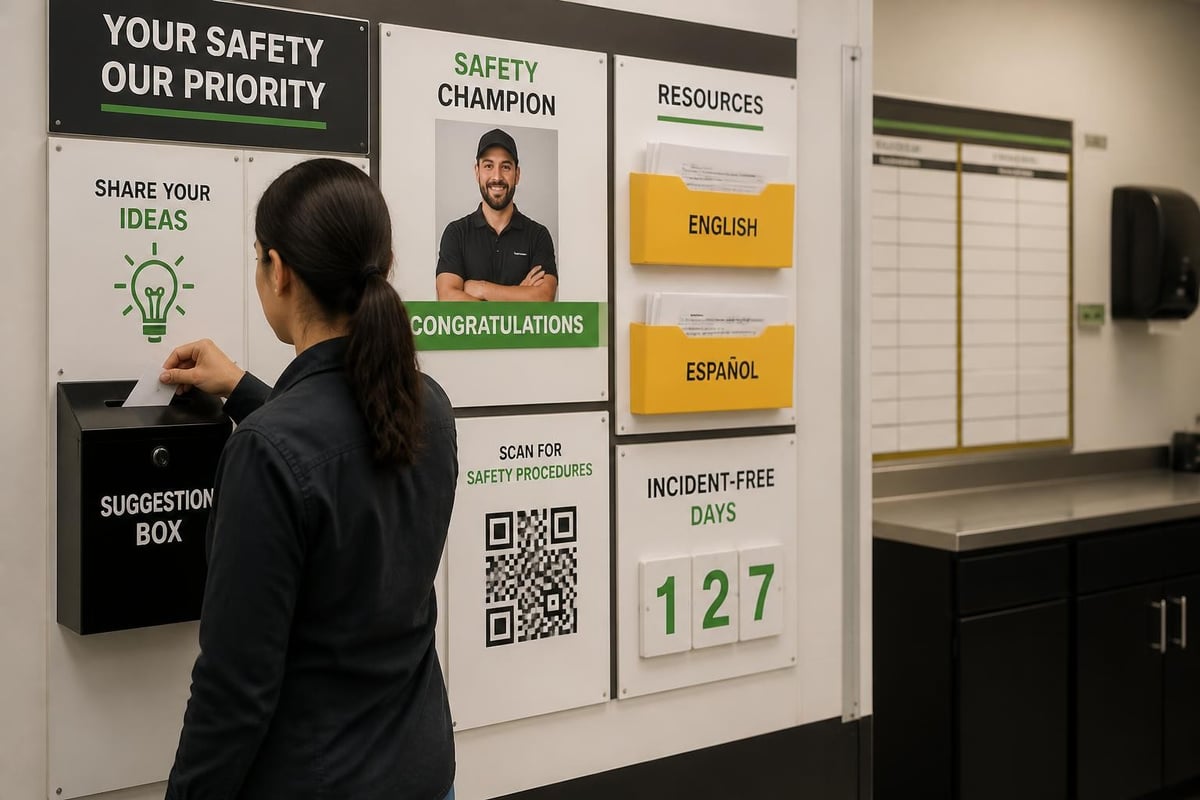 Site safety board engagement strategies