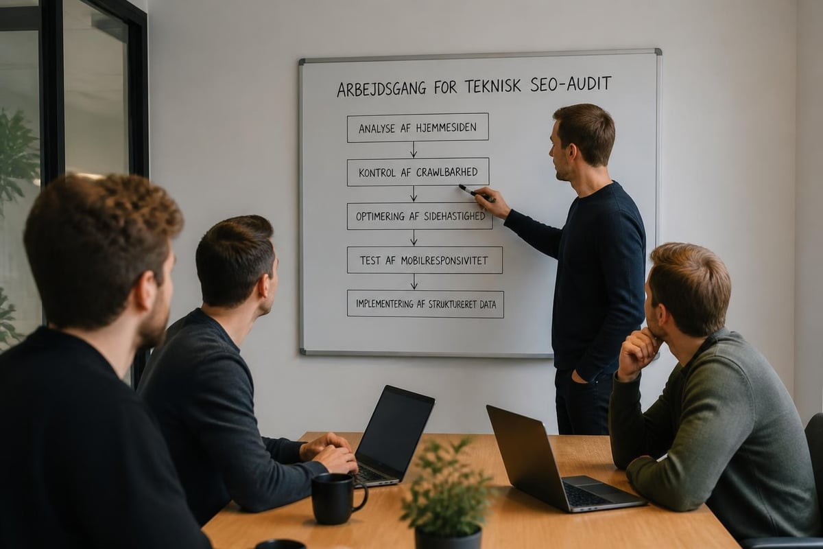 SEO teknisk audit proces