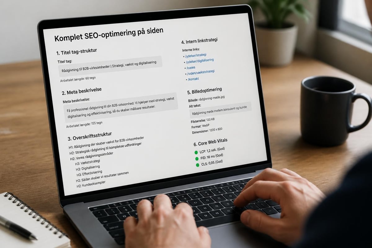 On-page SEO elementer