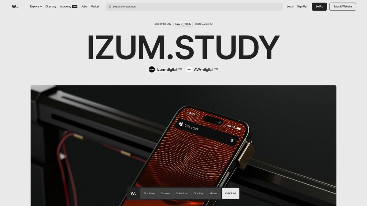 9 Brilliant Amazing Design Websites to Inspire You in 2025 - Awwwards