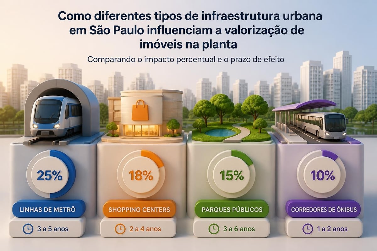 Infraestrutura urbana valorização