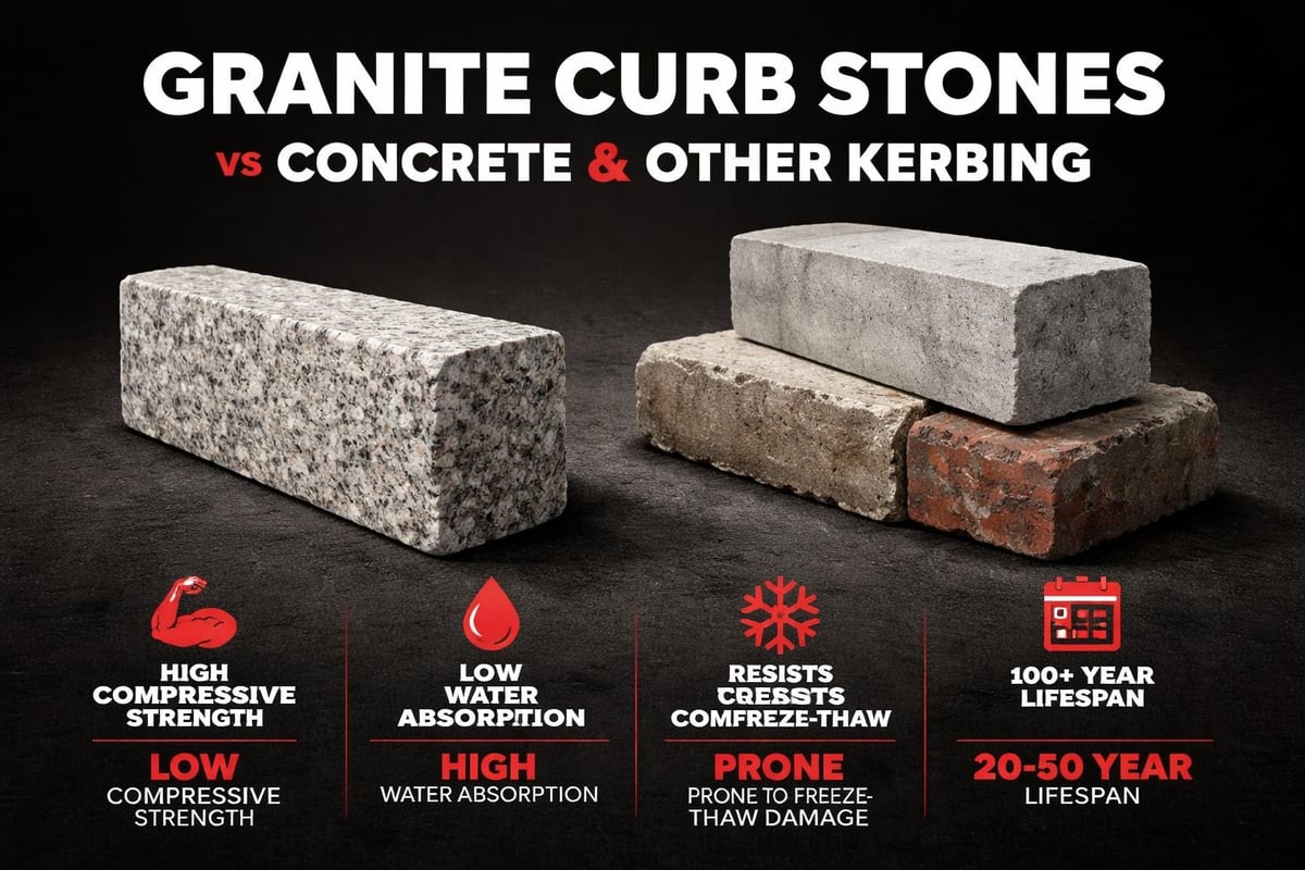 Granite durability comparison