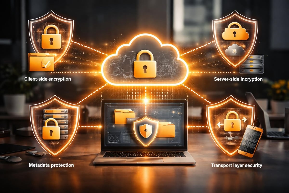 Cloud encryption layers