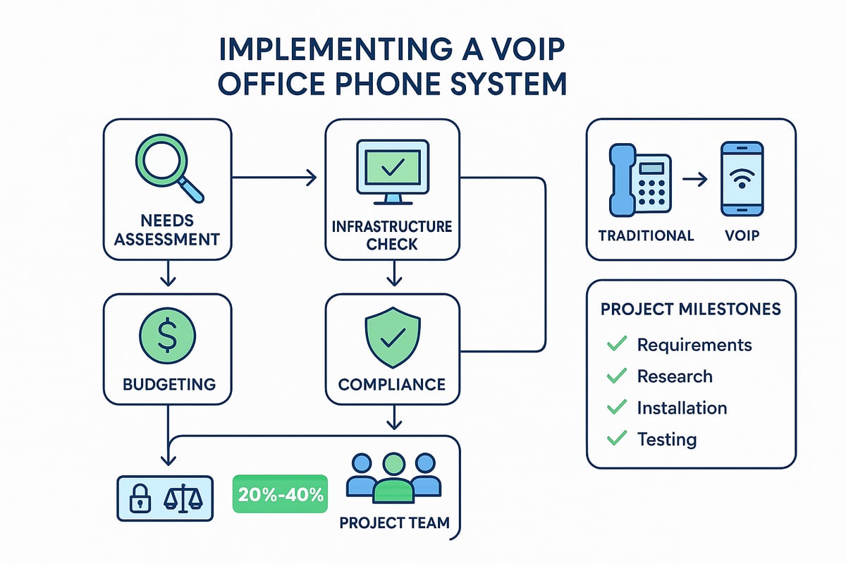 Step 1: Planning Your VoIP Office Phone Implementation