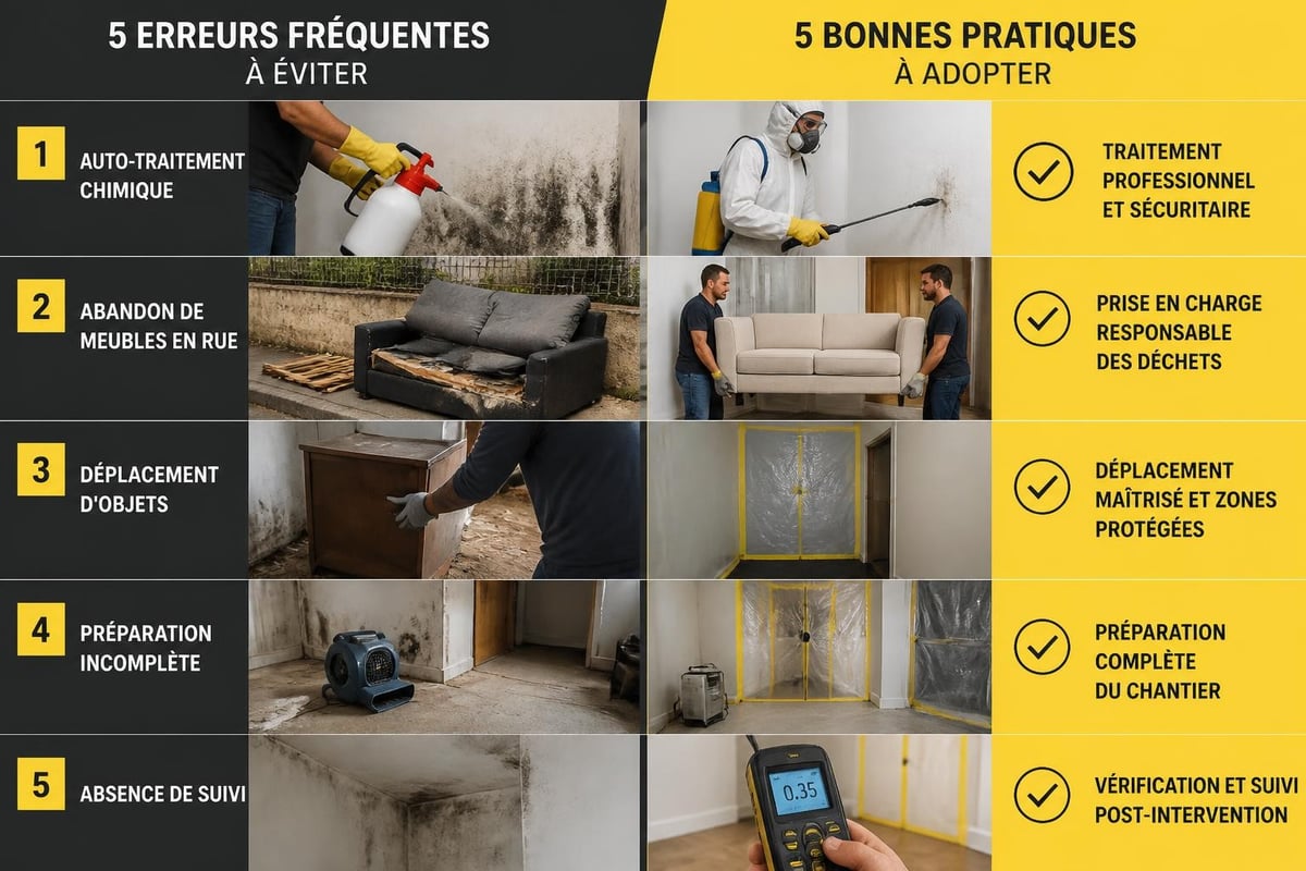 Erreurs courantes et bonnes pratiques
