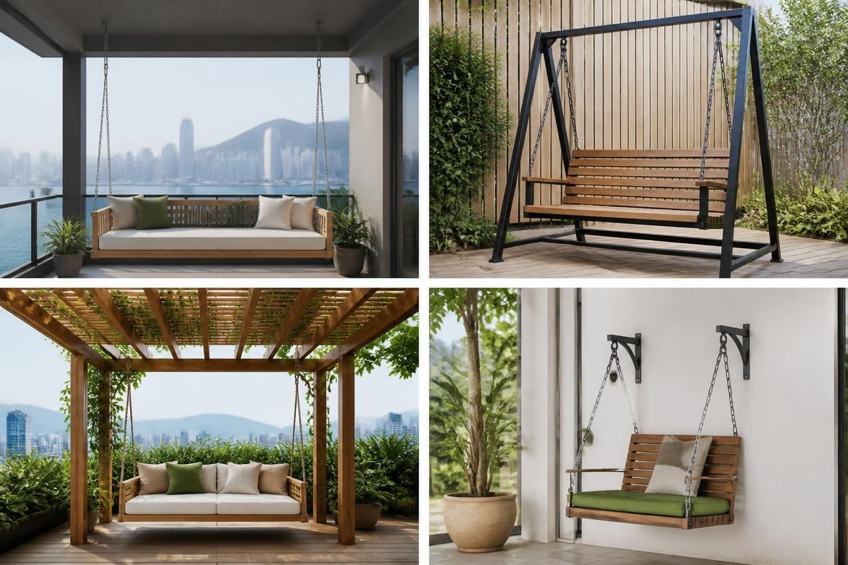 Installation methods for modern swings
