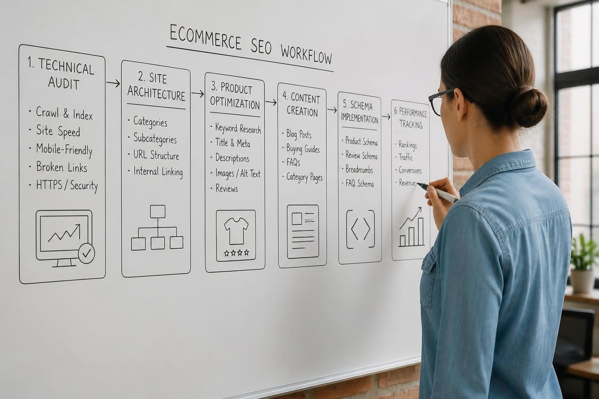 Ecommerce SEO workflow