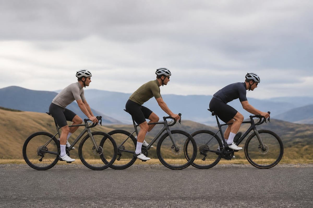 Road bike geometry comparison