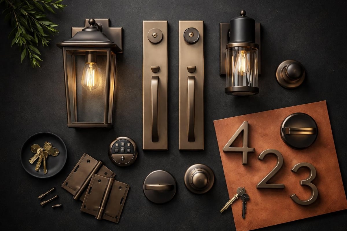 Front door hardware coordination