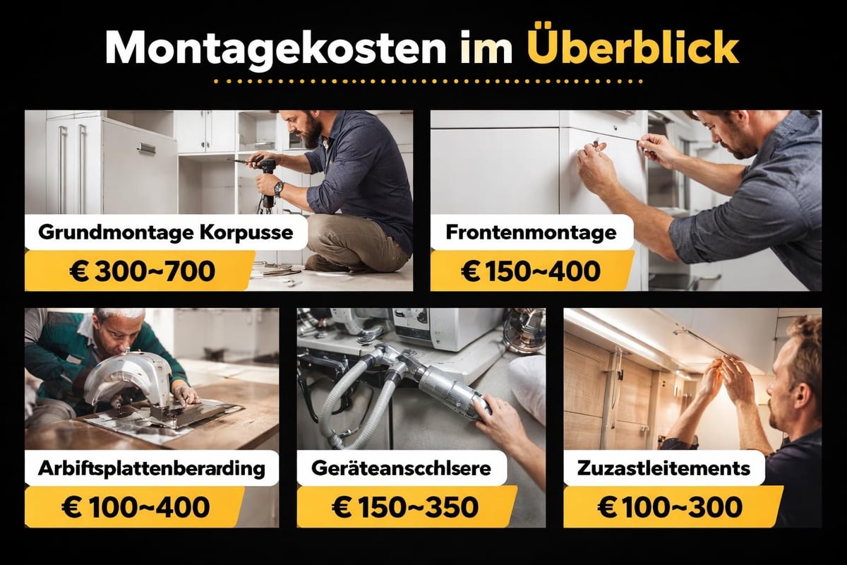 Kostenstruktur Küchenmontage