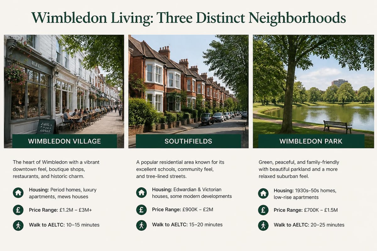Wimbledon neighborhoods comparison