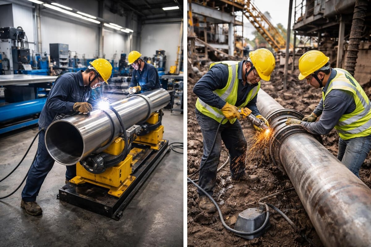 Field vs shop fabrication