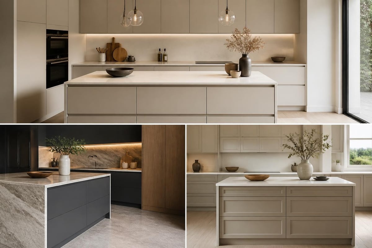 Design applications for handleless cabinets