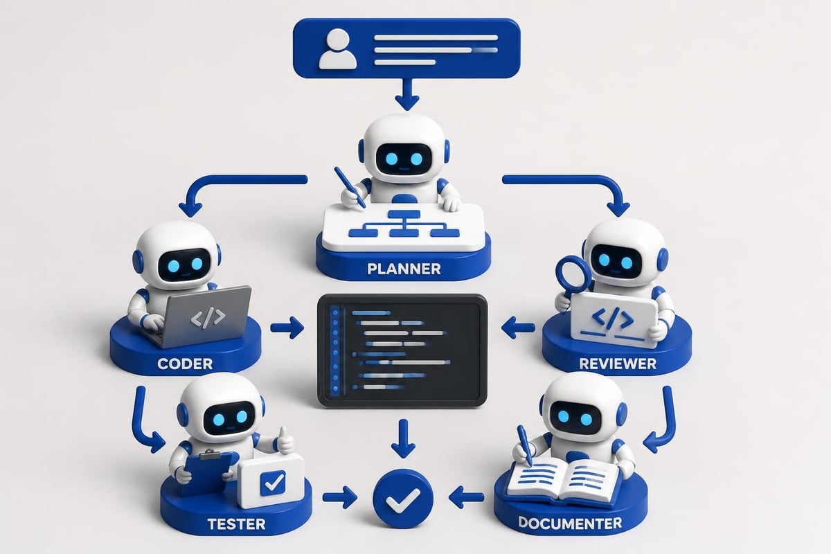 Multi-agent coding system