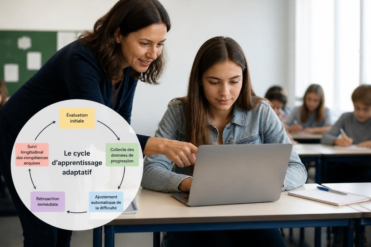 Processus d'apprentissage personnalisé par IA