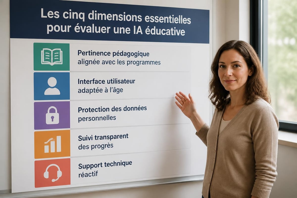 Critères d'évaluation d'une IA éducative
