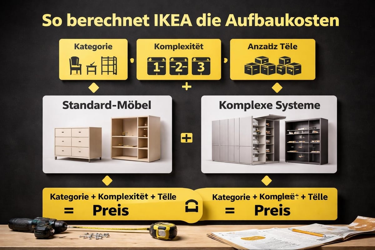 IKEA assembly pricing structure