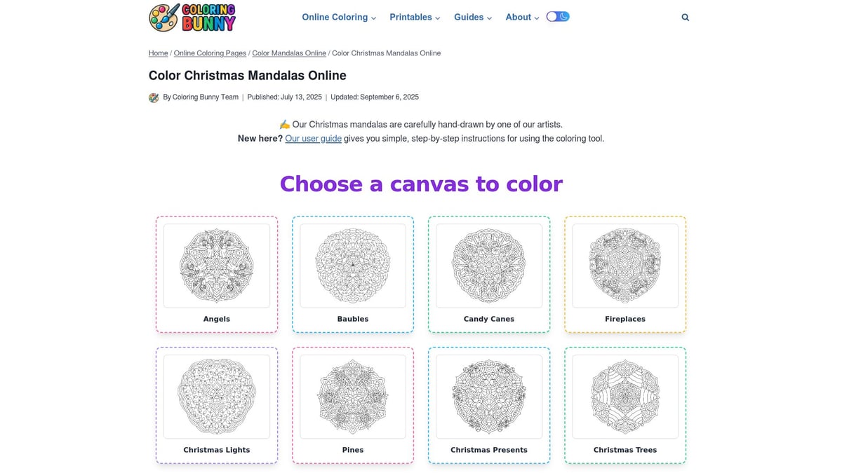10 Stunning Mandala Coloring Printable Designs for 2026 - Holiday Cheer Mandala