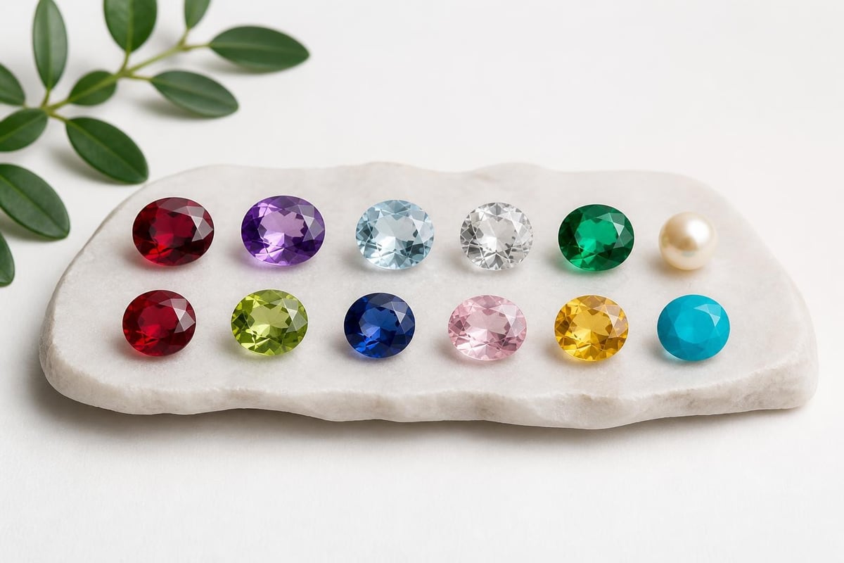 Birthstone meanings by month