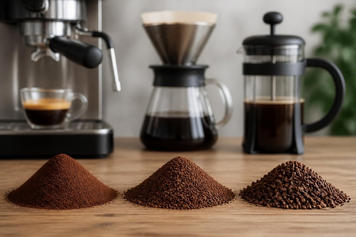 Adaptation de la granulométrie du café moulu