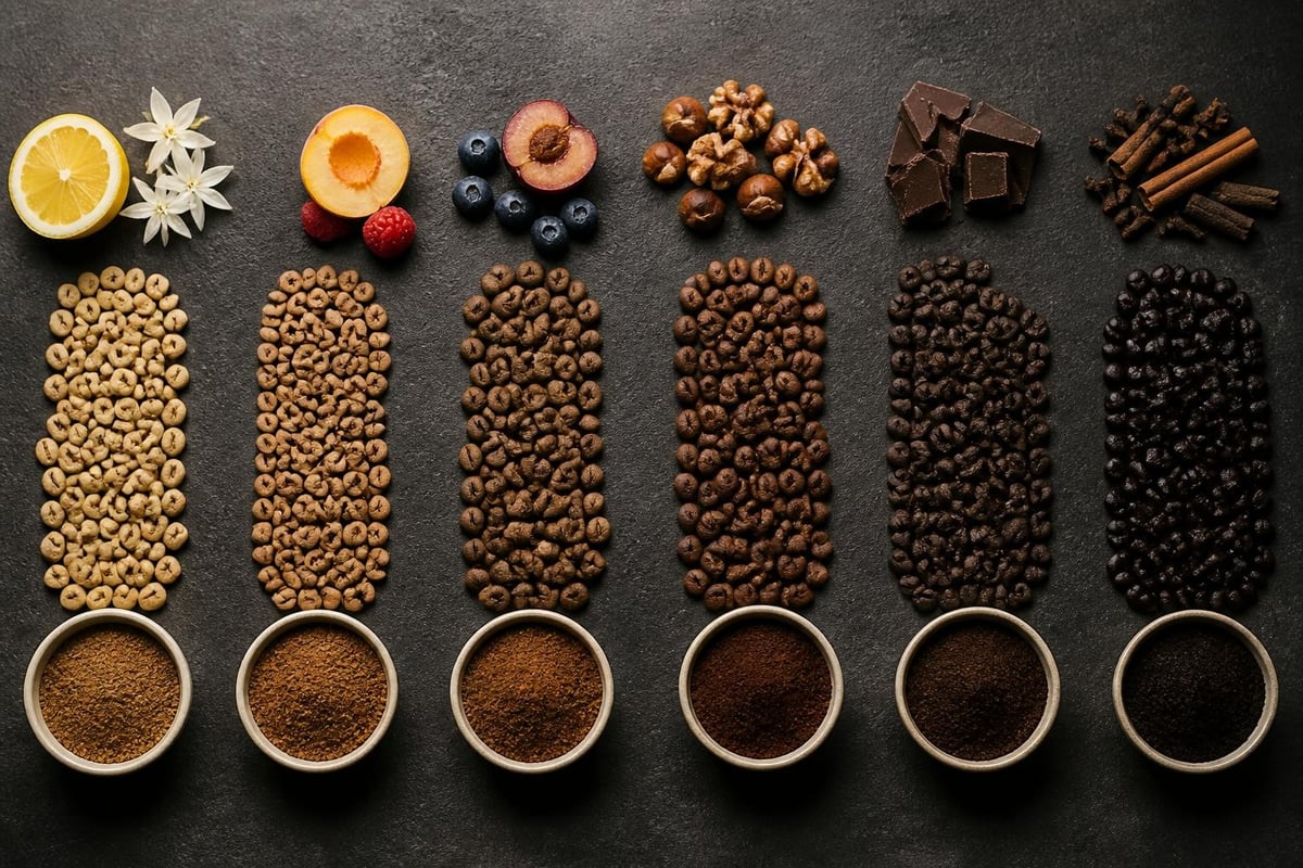 Évolution des profils aromatiques pendant la torréfaction