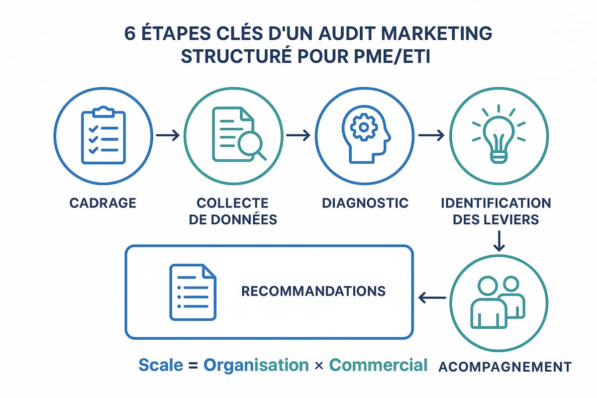 Les étapes clés d’un audit marketing structuré