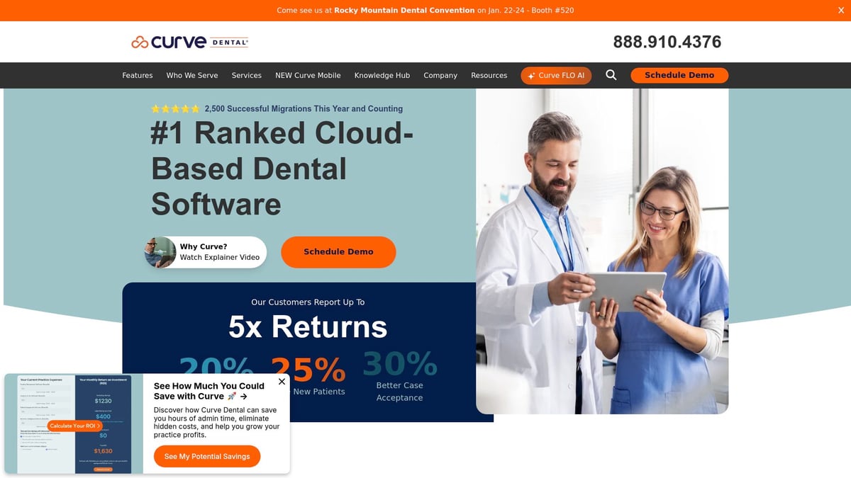 Top 7 Best Dental Practice Software Solutions for 2026 - Curve Dental