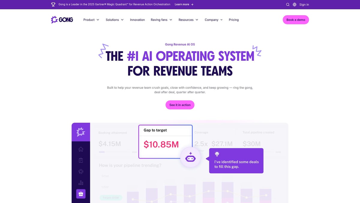 7 Essential AI SaaS Products Transforming Business in 2026 - Gong