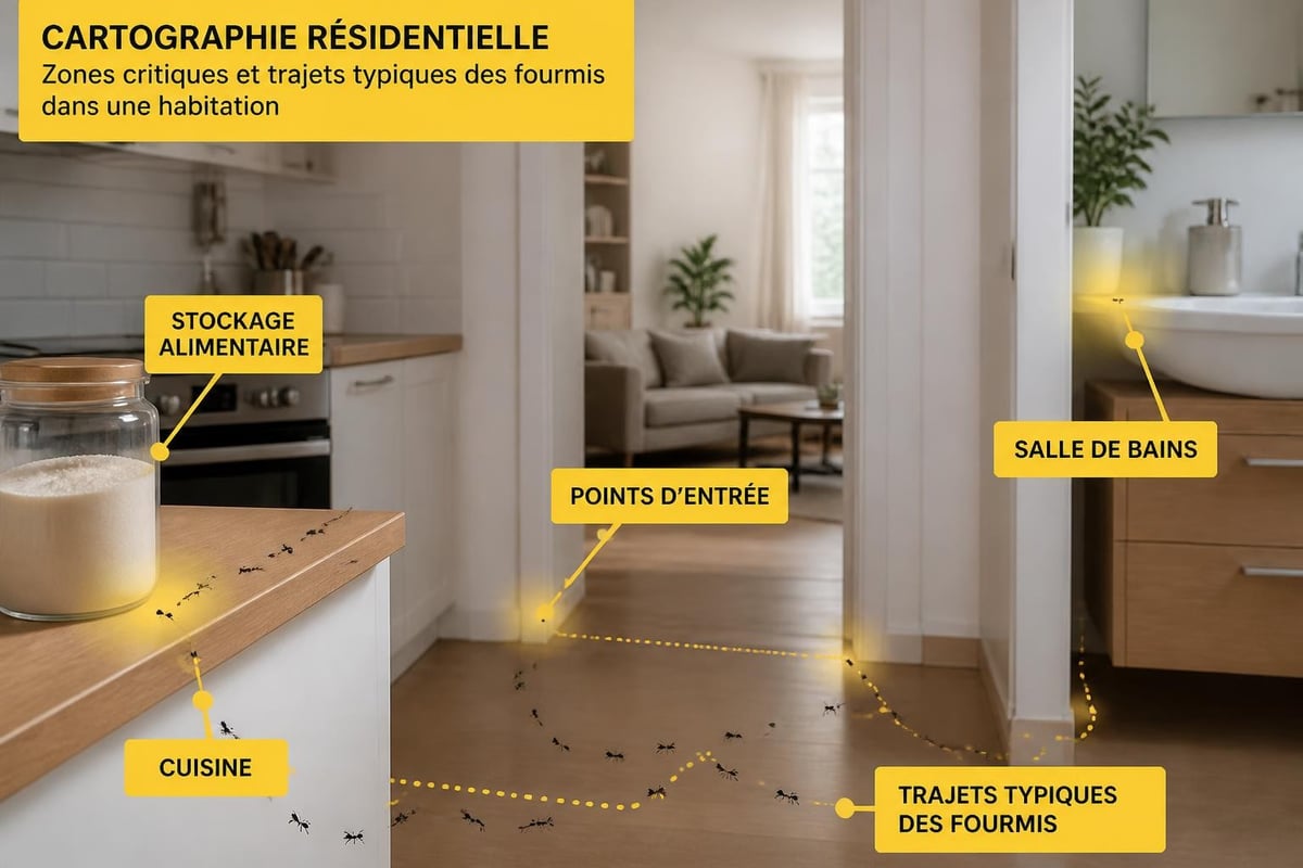 Cartographie des zones à risque d'infestation