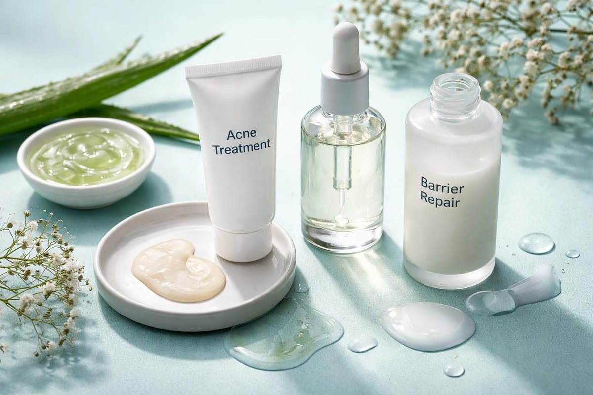 Acne treatment routine