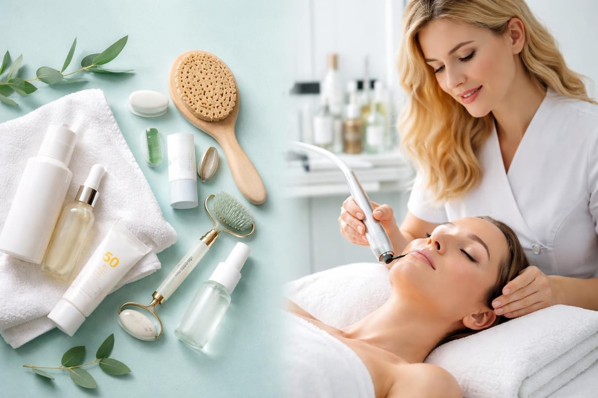 Professional and home skincare