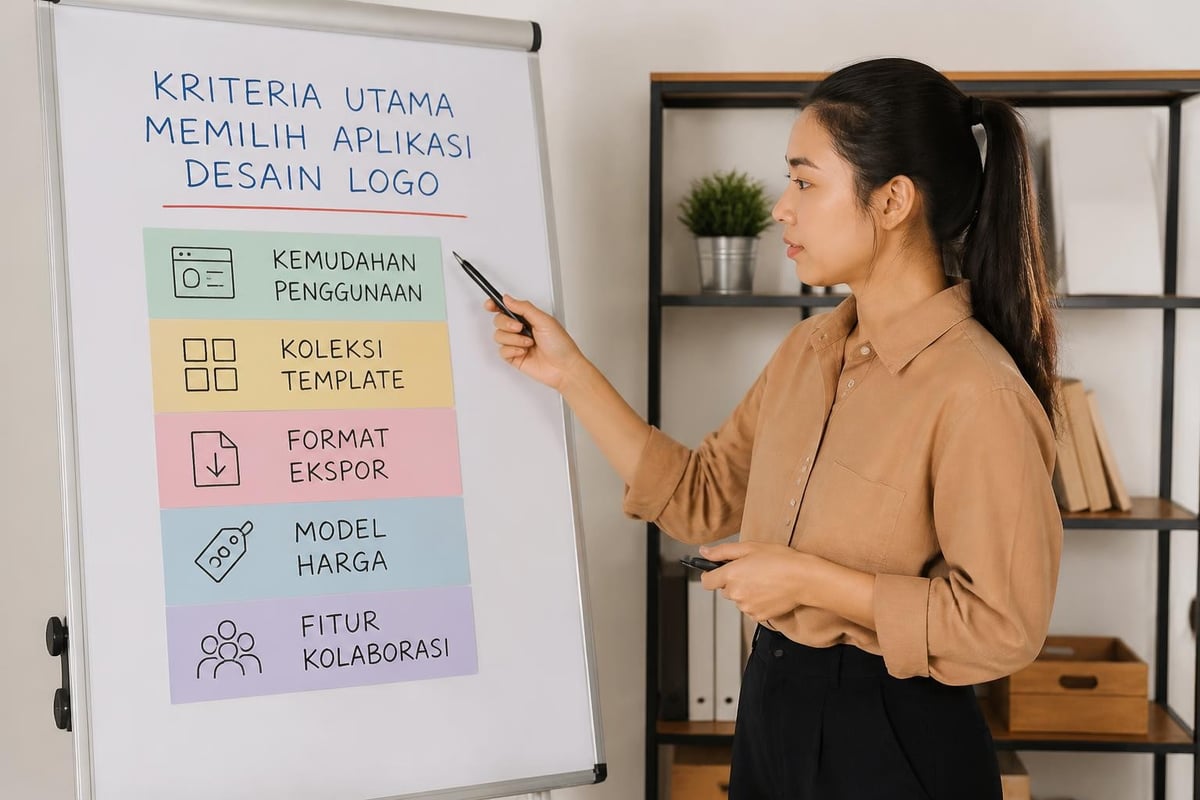 Logo design app evaluation criteria