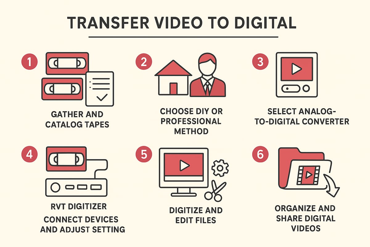 Step-by-Step Guide: How to Transfer Video to Digital in 2026