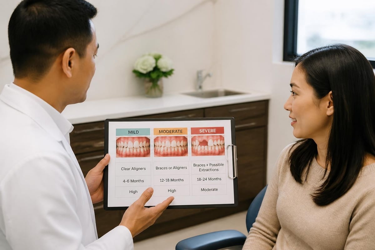 Treatment planning comparison chart