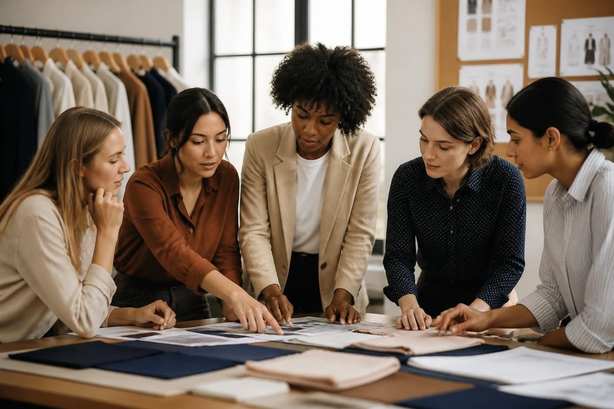 Ladies work uniform selection process