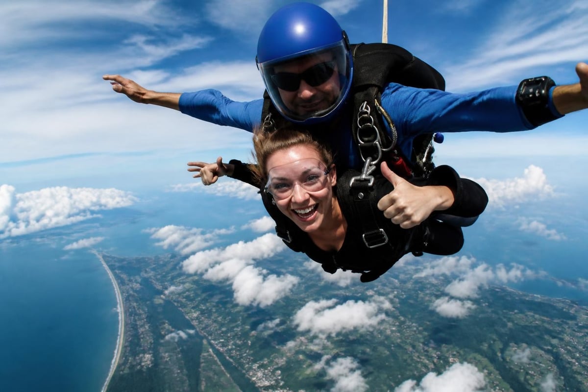 Strategic timing for skydiving deals