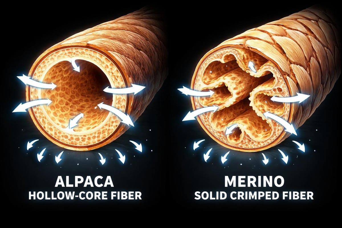 Fiber structure comparison