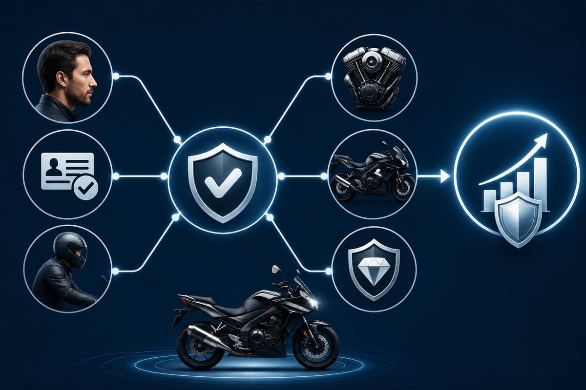 Factores que afectan precio seguro moto