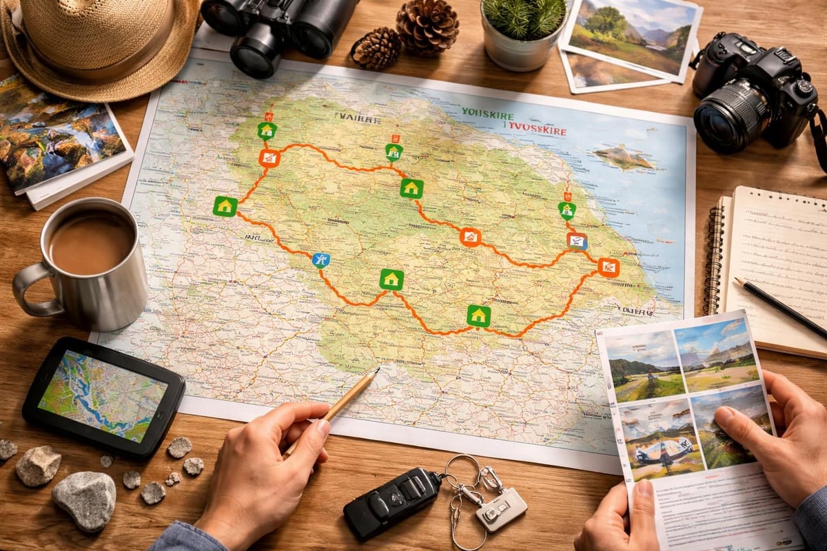 Yorkshire motorhome route planning