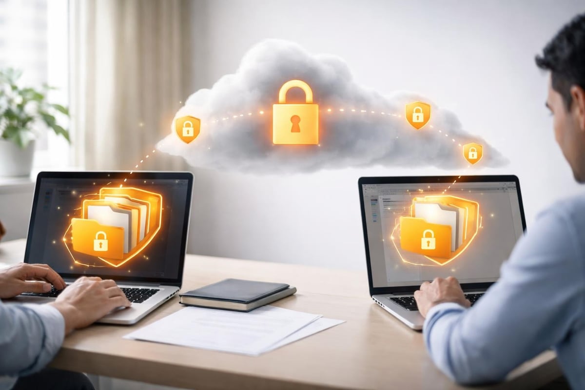 Cloud file encryption workflow