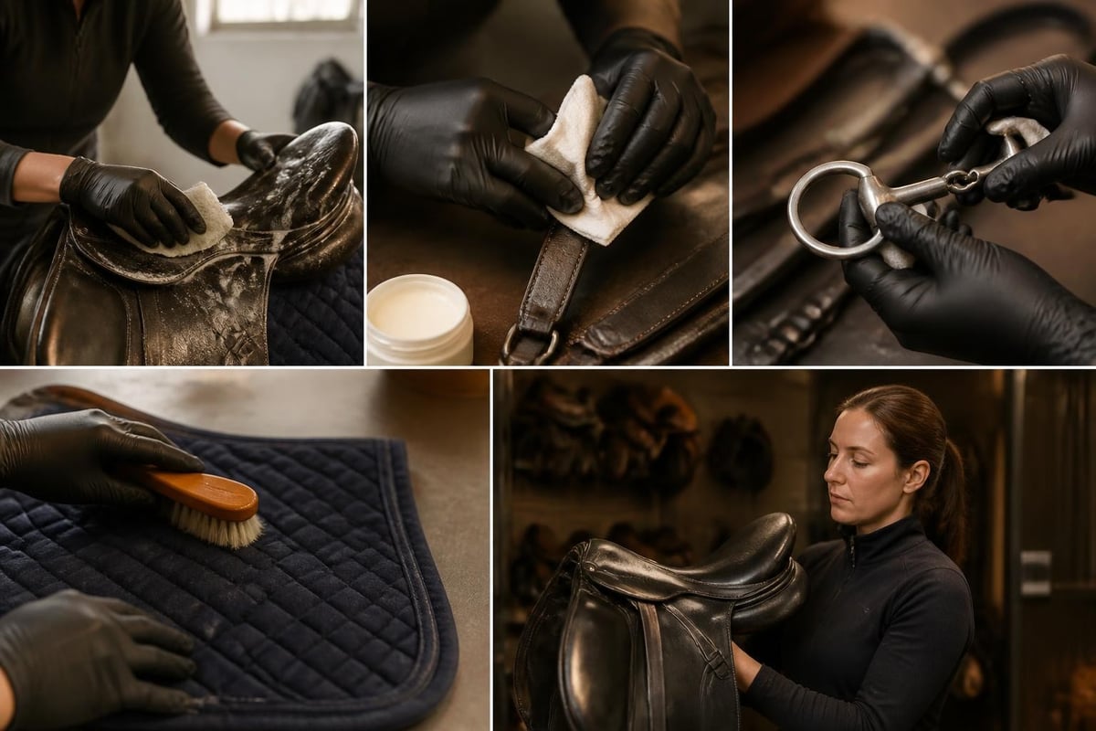 Restoration process for used riding gear