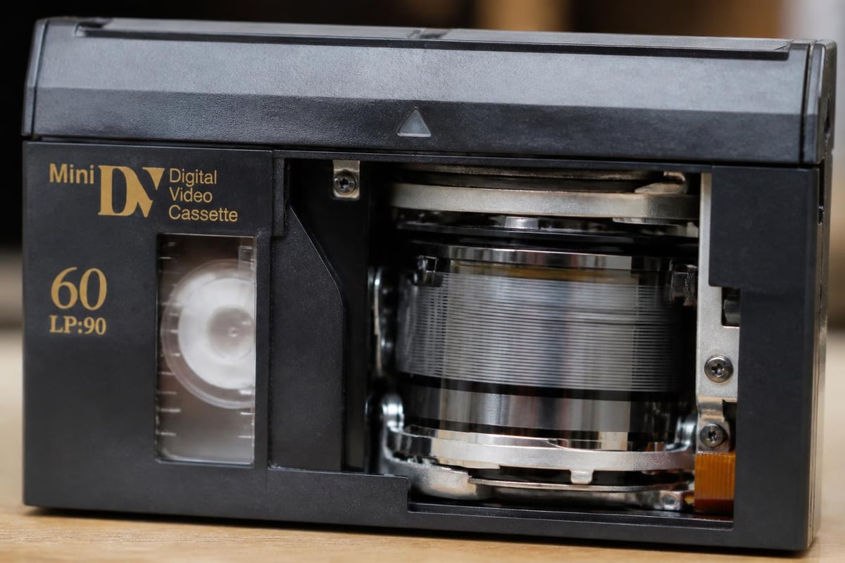 MiniDV tape data structure