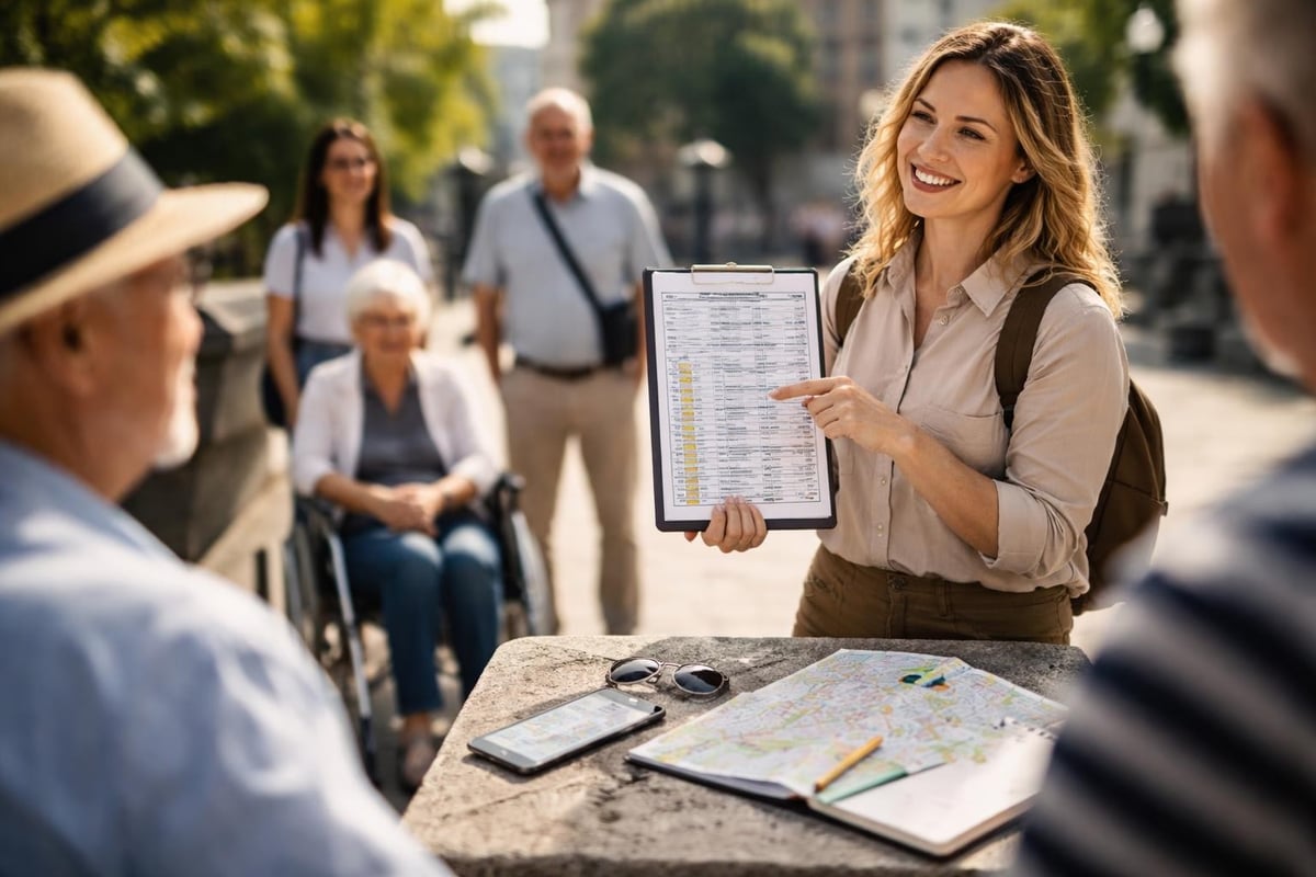 Tour logistics coordination